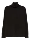 P.a.r.o.s.h Turtleneck Long-sleeve Sweater In Black