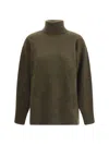 P.a.r.o.s.h Turtleneck Sweater In Brown
