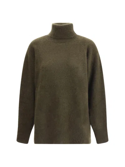 P.a.r.o.s.h Turtleneck Sweater In Brown