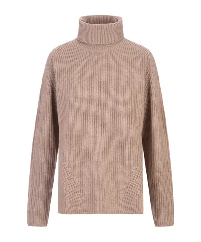 P.a.r.o.s.h Turtleneck Sweater In Nude