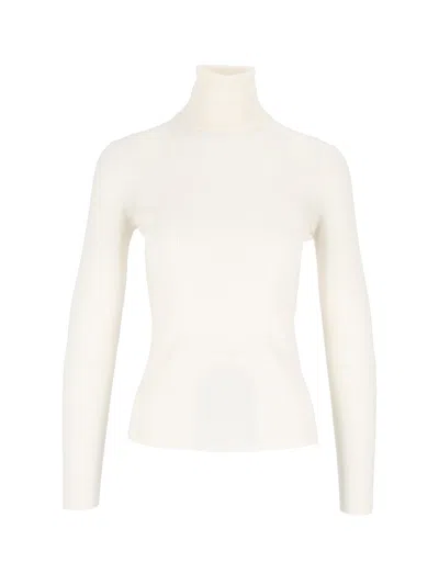 P.a.r.o.s.h Turtleneck Sweater In White