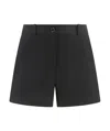 P.a.r.o.s.h Parosh Celebrity Cotton Shorts In Black