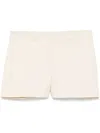 P.a.r.o.s.h Twill Shorts In Neutrals