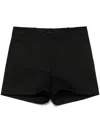 P.a.r.o.s.h Twill Shorts In Schwarz
