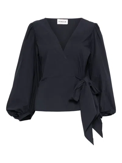 P.a.r.o.s.h V-neck Blouse In Black