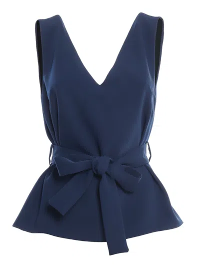 P.a.r.o.s.h Cady Blouse In Blu