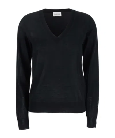 P.a.r.o.s.h V-neck Sweater In Black