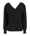 P.a.r.o.s.h V-neck Sweater In Black
