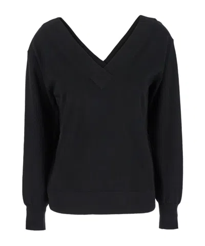 P.a.r.o.s.h V-neck Sweater In Black