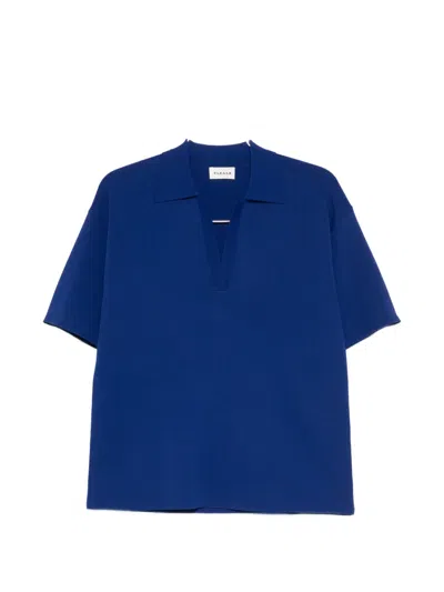 P.a.r.o.s.h V-neck T-shirt In Blue