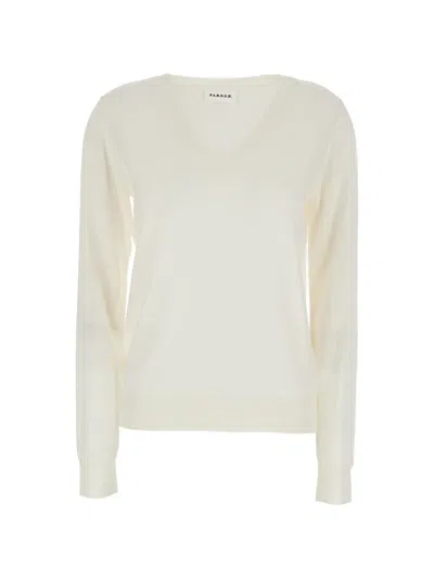 P.a.r.o.s.h V-neck Top In White