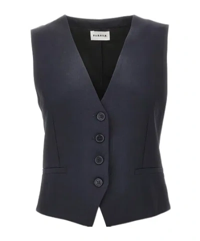 P.a.r.o.s.h V-neck Vest In Black