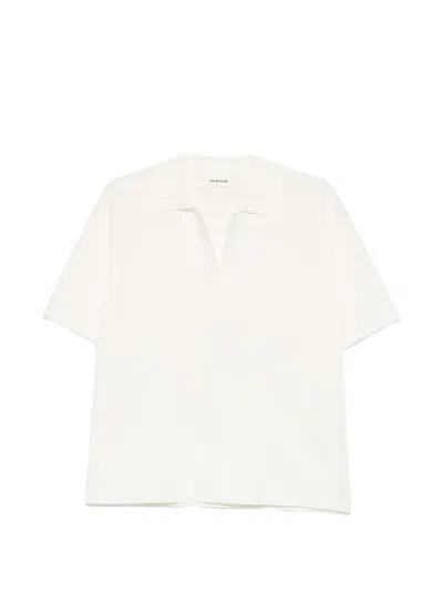 P.a.r.o.s.h V-neckt-shirt In White