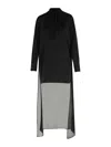 P.a.r.o.s.h Soiree Black Silk Dress In Black