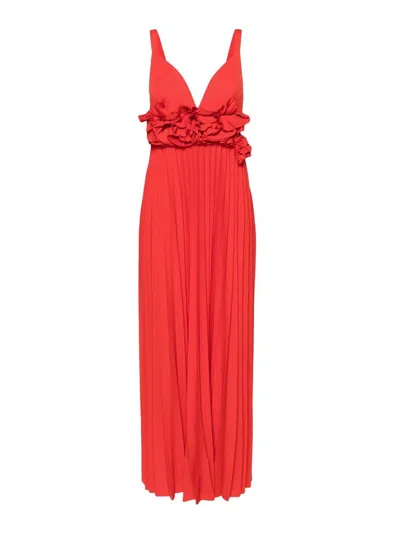 P.a.r.o.s.h Long Dress In Red