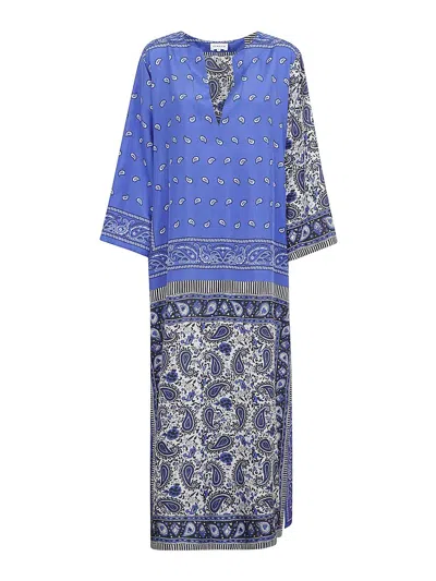 P.a.r.o.s.h Vestido Largo - Azul In Blue