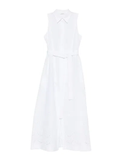 P.a.r.o.s.h Vestido Midi - Blanco