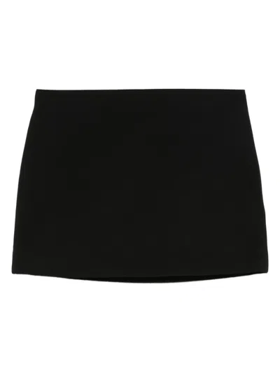 P.a.r.o.s.h Virgin Wool-blend Skirt In Black