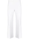 P.A.R.O.S.H VIRGIN WOOL FLARED TROUSERS