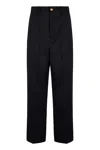 P.a.r.o.s.h Parosh Virgin Wool Trousers In Animal Print