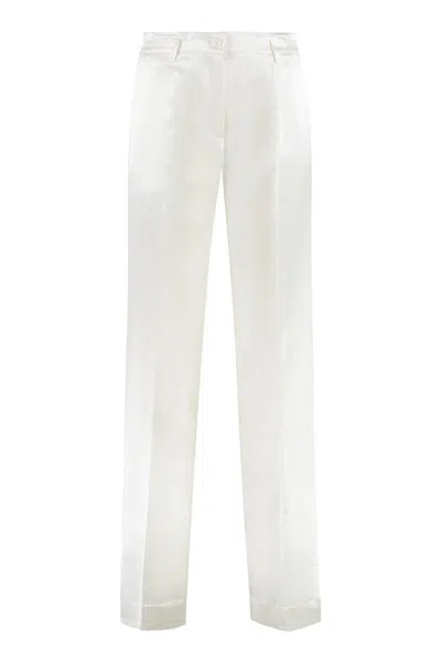 P.a.r.o.s.h . Viscose And Silk Trousers In Beige