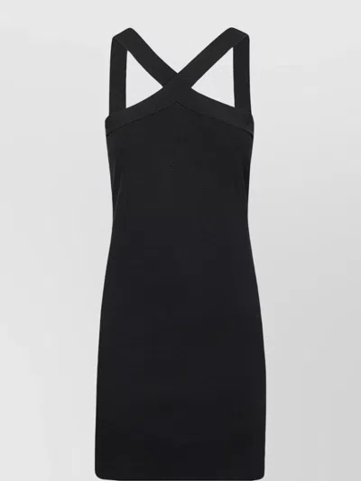 P.A.R.O.S.H VISCOSE BLEND DRESS WITH CROSS-BACK STRAPS