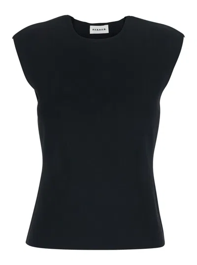 P.a.r.o.s.h . Viscose Blend Tank Top In Black