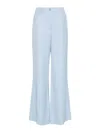 P.a.r.o.s.h Tailored Wide-leg Trousers In Azul Claro