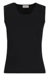 P.a.r.o.s.h Parosh Viscose Top In Black