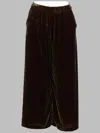 P.a.r.o.s.h . Viscose-silk Blend Trousers In Multi