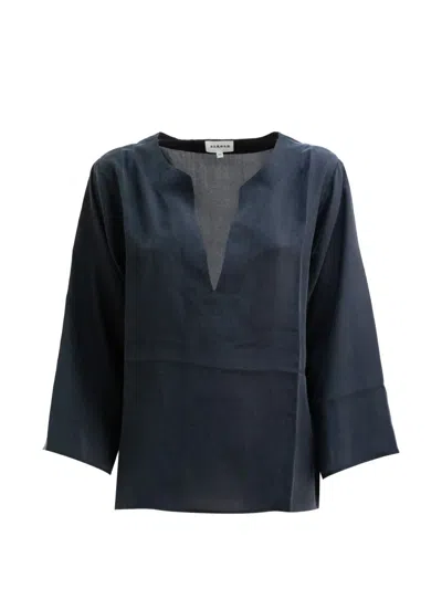 P.a.r.o.s.h V-neck Blouse In Brown