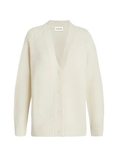 P.a.r.o.s.h V-neck Cable-knit Cardigan In Gray