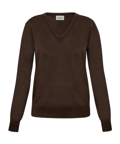 P.a.r.o.s.h V-neck Knitwear In Brown