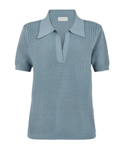 P.a.r.o.s.h V-neck Short-sleeve T-shirt In Blue