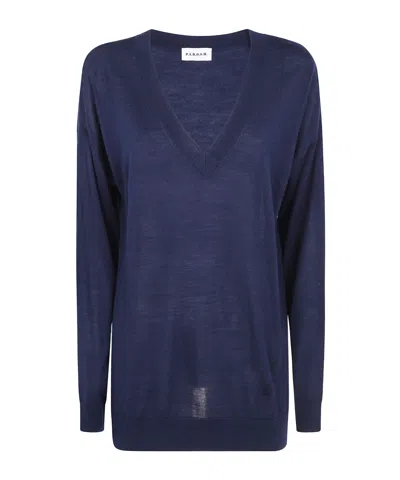 P.a.r.o.s.h V-neck Sweater In Blue