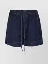 P.a.r.o.s.h Waist Drawstring Shorts With Front And Back Pockets