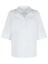 P.a.r.o.s.h White Cotton Shirt In White