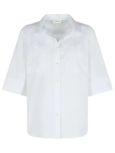 P.A.R.O.S.H WHITE COTTON SHIRT