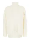 P.a.r.o.s.h White Crewneck Sweater In Knit Woman In White