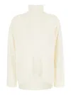 P.a.r.o.s.h White Crewneck Sweater In Knit Woman In White