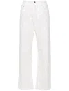 P.a.r.o.s.h Sequin-embellished Straight Leg Jeans With Belt Loops