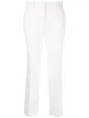 P.a.r.o.s.h . High-waist Tailored Cropped Trousers In White