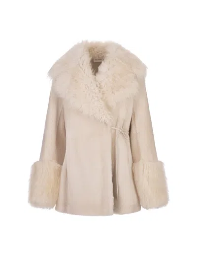 P.a.r.o.s.h White Morris Sheepskin Coat