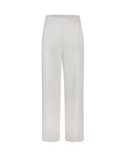 P.A.R.O.S.H WHITE PALAZZO PANTS