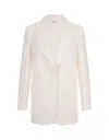 P.a.r.o.s.h Cream Colored Blazer In White