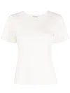 P.a.r.o.s.h Rome Knit Round Neck T-shirt In White