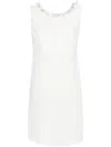 P.a.r.o.s.h Sequin-embellished Mini Dress In White