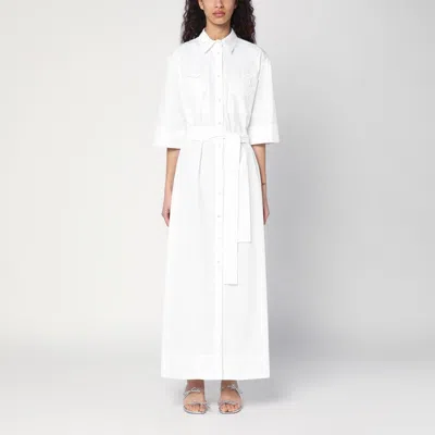 P.a.r.o.s.h . White Shirt Dress With Belt