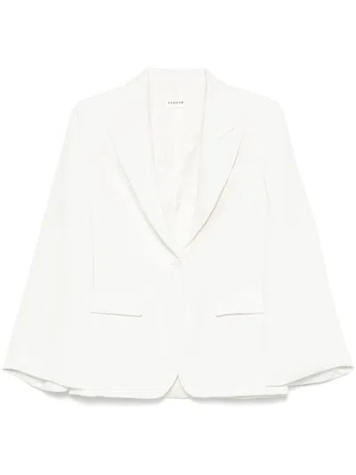 P.a.r.o.s.h White Single-breasted Blazer