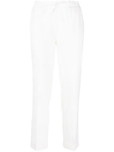 P.A.R.O.S.H WHITE SLIM FIT TROUSER
